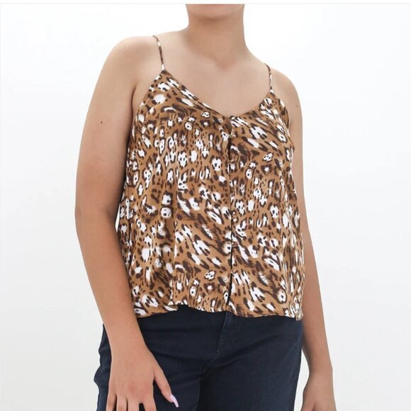 Lush Leopard Print Cami Top Size S - Picture 1 of 4
